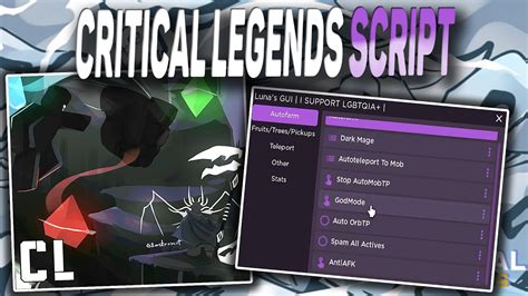 critical legends script|critical legends script auto farm.